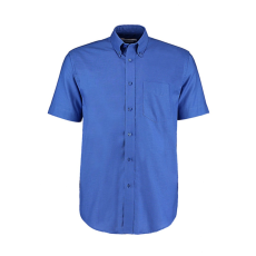 Kustom Kit Férfi rövid ujjú Ing Kustom Kit Classic Fit Workwear Oxford Shirt SSL M, Italian kék