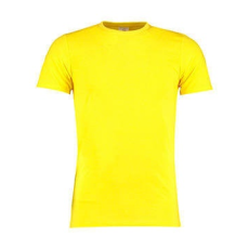 Kustom Kit Férfi rövid ujjú póló Kustom Kit Fashion Fit Superwash 60º Tee 3XL, Sárga Marl