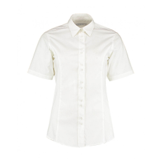 Kustom Kit Női rövid ujjú blúz Kustom Kit Women's Tailored Fit City Shirt SSL 2XL (18), Fehér