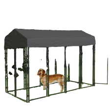 Kutya kennel, hegesztett huzal, nagy teherbírású, fekete, XS 49,8x47x52.7in szállítóbox, fekhely kutyáknak