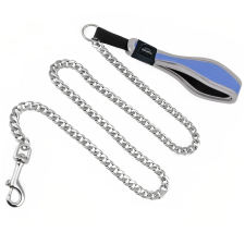  Kutya Kiképző Láncos Póráz-4.0mm - Fekete nyakörv, póráz, hám kutyáknak