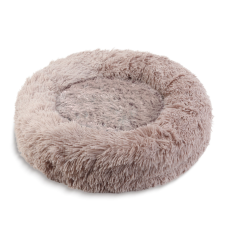 Kutyafekhely - kör - "XL" méret - 80 cm - világosbarna szállítóbox, fekhely kutyáknak