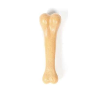  Kutyajáték csont 12cm-es világos barna színben játék kutyáknak