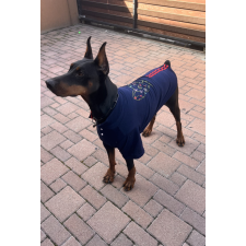  Kutyaruha - Elegáns Galléros Ing bulldog fej mintával - többféle színben - 4XL - barna kutyaruha