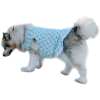  Kutyaruha - Könnyed ruha kék csíkokkal és vasmacska figurával - Nagy kutyáknak! - 6XL