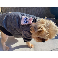  Kutyaruha - Kutyakabát - bélelt, meleg - Kétféle színben - XL - rózsaszín kutyaruha