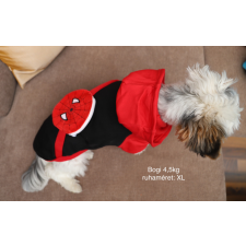  Kutyaruha - Kutyapulóver - Kutyapulcsi - Hátizsákos, kapucnis, meleg kutyapulóver - Pókember mintával - 2XL kutyaruha