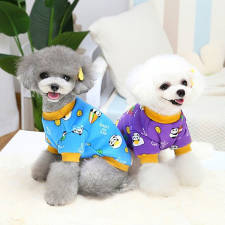  Kutyaruha - Kutyapulóver - Kutyapulcsi - Panda mintával - 2 választható szín - L - kék kutyaruha