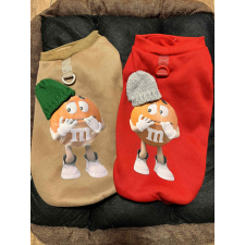  Kutyaruha - M&amp;M Kutyapulóver (2Szín) - S - barna kutyaruha