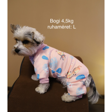  Kutyaruha - Meleg, overál vagy overall kezeslábas szarvasos mintával - kétféle színben - S - kék kutyaruha