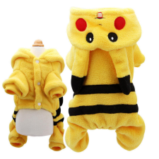  Kutyaruha - Overál, kezeslábas, pihe puha anyag - Pikachu - M kutyaruha
