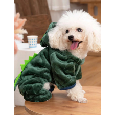  Kutyaruha - Puha Meleg Dinós Overall, Overál Kezeslábas - kényelmes és stílusos - L kutyaruha