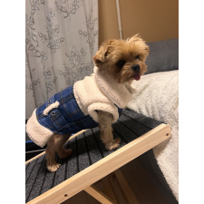  Kutyaruha - Szőrmés Farmer Mellény - XL kutyaruha