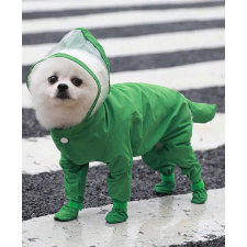  Kutyaruha - Teljes védelem az eső ellen - 2XL - piros kutyaruha