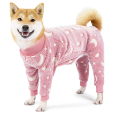  Kutyaruha - Világítós pizsama - L - szürke kutyaruha