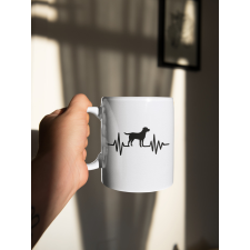  Kutyás EKG bögre egyedi ajándék