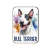  Kutyás fa hűtőmágnes, Bullterrier