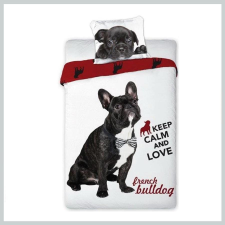  Kutyás Francia bulldog ágyneműhuzat 140×200cm FRA547418 lakástextília