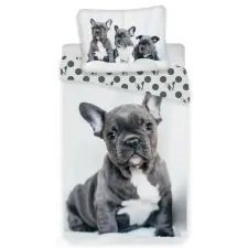  Kutyás, French Bulldogs ágyneműhuzat 140×200cm, 70×90 cm lakástextília