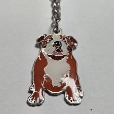 Kutyás Kulcstartó - Angol Bulldog kulcstartó