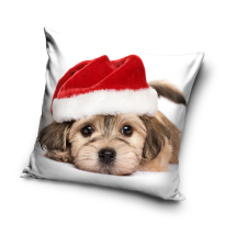 Kutyás Kutyás Santa Hat párnahuzat 40x40 cm Velúr lakástextília