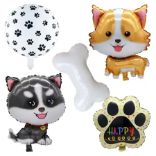  Kutyás lufi szett-5db party kellék