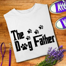 Kutyás Női Póló - The Dogfather ajándéktárgy