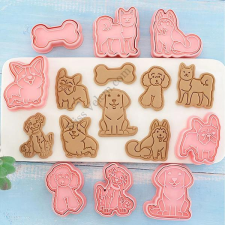  Kutyás sütemény kiszúró készlet – 8 részes különböző formában sütés és főzés