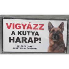  Kutyatábla - fém (németjuhász fej) 9x13 cm kutyafelszerelés