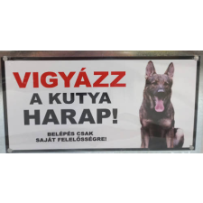  Kutyatábla - fém (németjuhász ordas) 9x13cm kutyafelszerelés