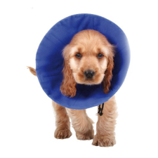 KVP Erzsébet-kutya nyakörv (védőtölcsér) KVP EZ Soft Kék (30-50 cm) nyakörv, póráz, hám kutyáknak
