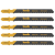 KWB szúrófűrészlap 3,0 mm 100/77mm 5 darabos készlet (49610225)