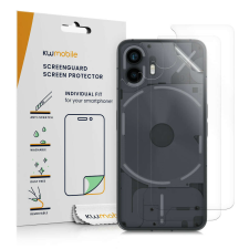 kwmobile 3 db Kwmobile védőfólia készlet semmihez telefonhoz (2), átlátszó, műanyag, KWM0000204A002C mobiltelefon kellék