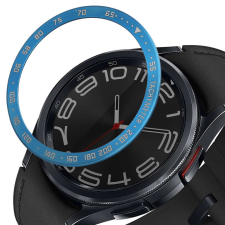 kwmobile számlapkeret Samsung Galaxy Watch 6 Classic telefonhoz, kék, alumínium, KWM0000259C002C okosóra kellék