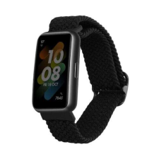 Kwmobile szíj Huawei Band 7-hez, nejlon, fekete, 59428.01 okosóra kellék