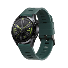 kwmobile szíj Huawei Watch GT 3-hoz (46 mm), sötétzöld, szilikon, KWM000024YX002C okosóra kellék