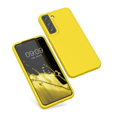 kwmobile tok Samsung Galaxy S22 telefonhoz, szilikon, sárga, 56756.165 mobiltelefon kellék