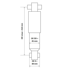 KYB lengéscsillapító KYB 3447500 autóalkatrész