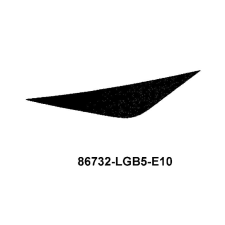 KYMCO 86732-LGB5-E10-T01 matrica Kymco Vázak, idomok, kiegészítők Matricák információs címke