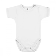 Kynga fehér rövid ujjú baba body 86 - (min. 100 db) kombidressz, body