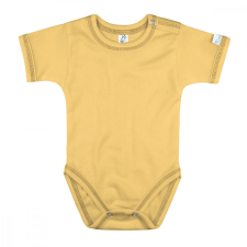 Kynga sárga rövid ujjú baba body 62-98 kombidressz, body