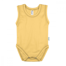 Kynga sárga ujjatlan baba body 74 kombidressz, body