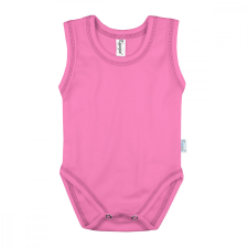 Kynga sötét rózsaszín ujjatlan baba body 92 kombidressz, body
