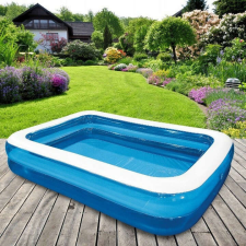 l35a XXL felfújható téglalap alakú kerti medence 305x183x50cm medence