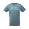 L3VEL3 - Classic T-Shirt - Logózott Póló (Kék, M)