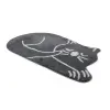  L'essential Maison Acrylic Bathmat Grey Sleeping Cat - Grey