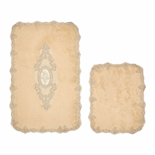  L'essential Maison Bathmat Set (2 Pieces) Cappuccino Selonya D - Cappuccino lakástextília