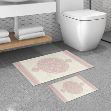  L'essential Maison Bathmat Set (2 Pieces) Powder 510602 - Powder lakástextília