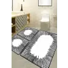  L'essential Maison Bathmat Set (3 Pieces) Ecru Somber - Ecru