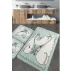  L'essential Maison Bathmat Set (3 Pieces) Multicolor Helsinki